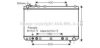 PRASCO DW2138 Radiator, engine cooling